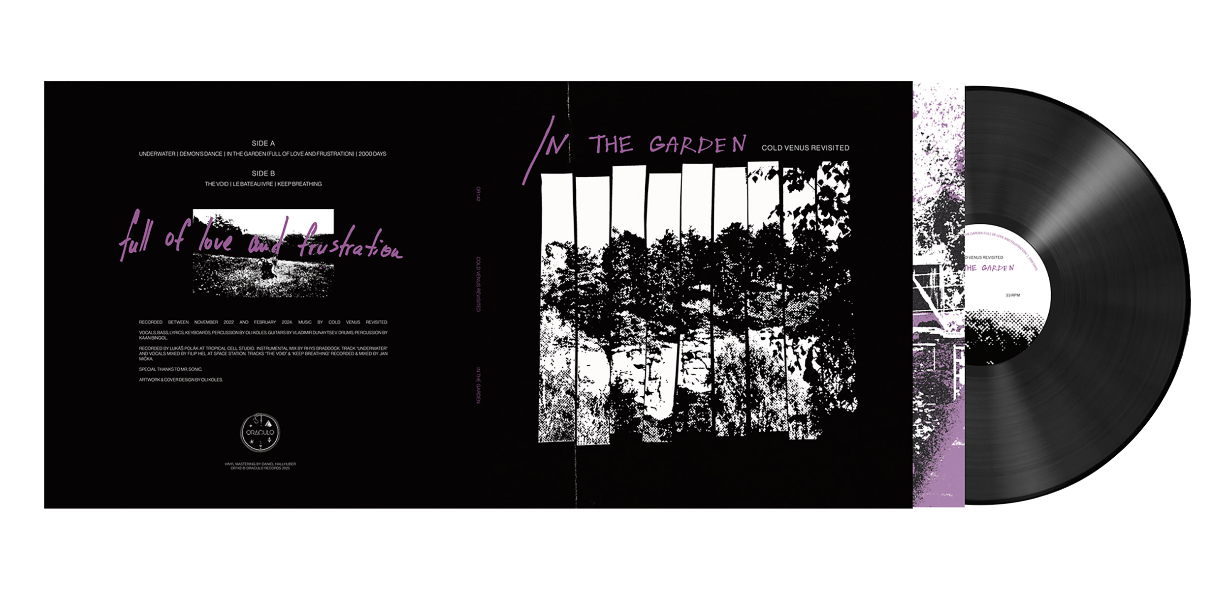 In The Garden vinyl and sleeve packaging — Cold Venus Revisited