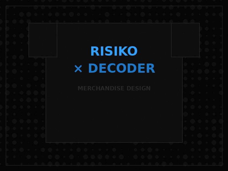 RISIKO × DECODER Merchandise