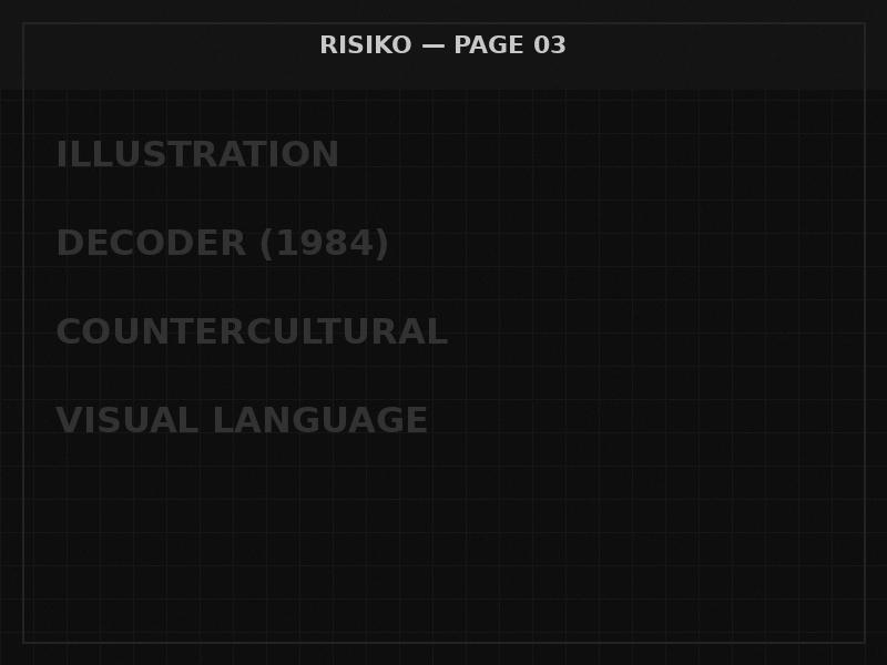 RISIKO Magazine Editorial Design — image 3